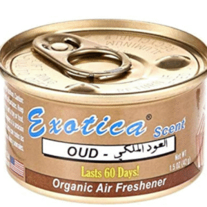 Lighting Exotica Oud Organic Air Freshener – Long‑Lasting 60‑Day Scent, Oil‑Based (Car, Room, Office)