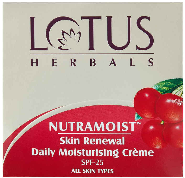 Lotus Herbals Nutramoist Skin Renewal Daily Moisturising Crème SPF 25 - Image 2