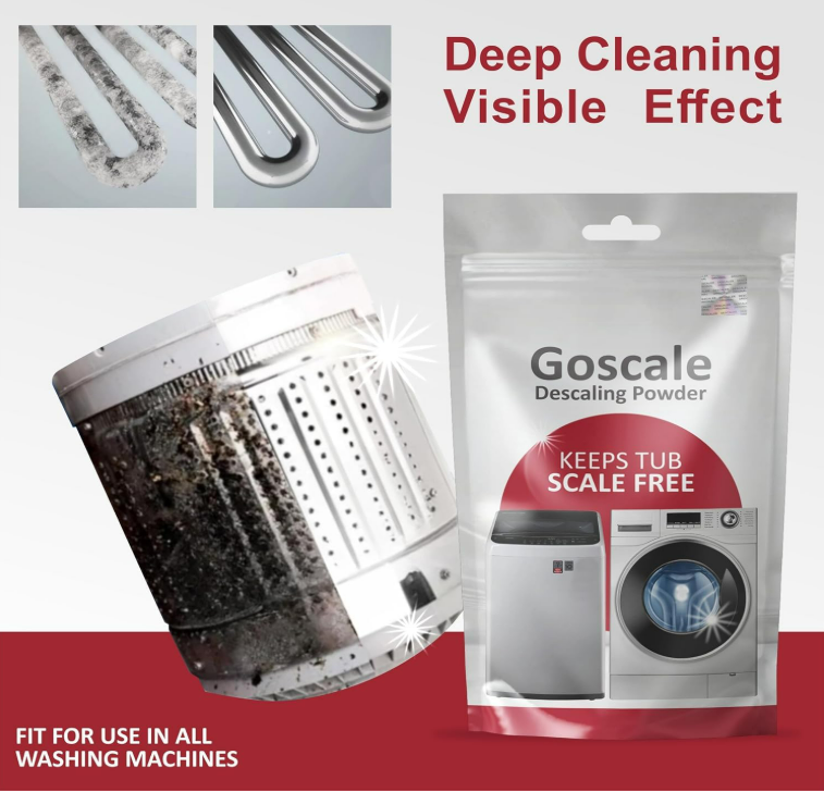 Washing Machine Descaling Powder 100g – Compatible with LG, IFB, Bosch, Samsung | 3-in-1 Descaler, Drum Sanitizer & Deodorizer | Front Load & Top Load Cleaner (Eco-Friendly Formula) - Image 3