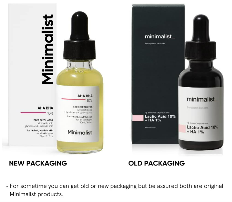 Minimalist AHA 10% + BHA 2% Exfoliating Serum – Glycolic & Salicylic for Smoother Skin (30 ml) - Image 5