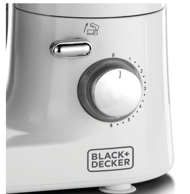 Black & Decker / Generic 1000 W Stand Mixer Machine – SM1000‑B5, 4 L Stainless Steel Bowl, 6 Speeds + Pulse - Image 3