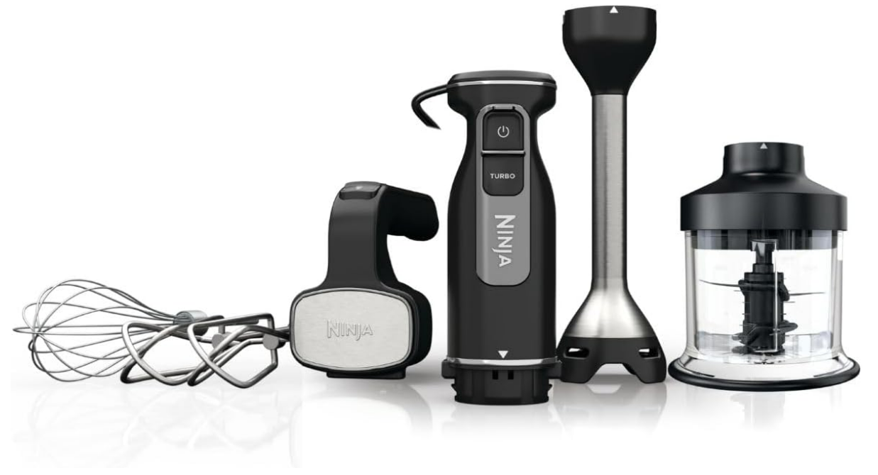 Ninja Foodi 3‑in‑1 Hand Blender, Mixer & Chopper – CI100ME, 850 W, Silver/Black - Image 9