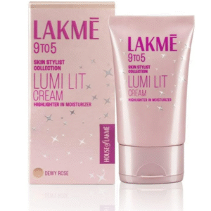 LAKME Lumi Cream Moisturizer + Highlighter – Niacinamide & Hyaluronic Acid (30 g)