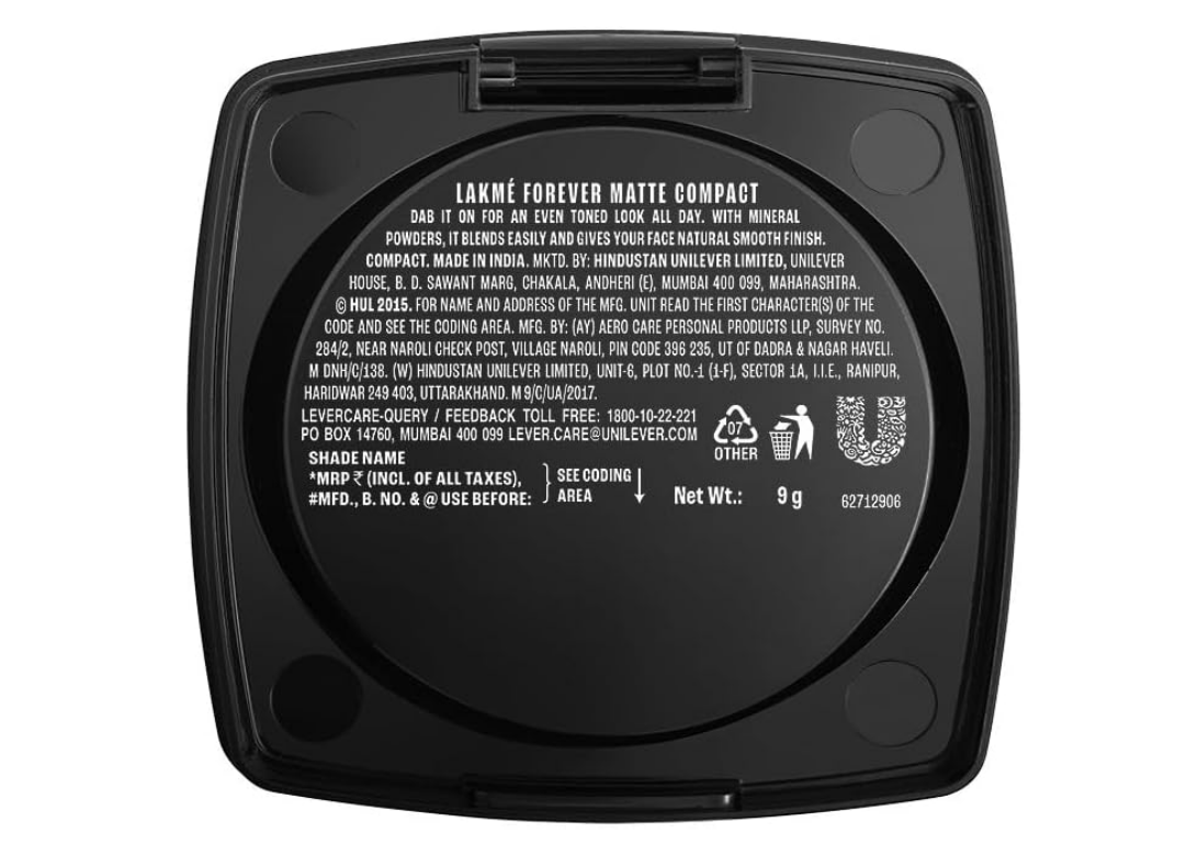 LAKMÉ Face It Compact Powder – Shell Shade, 9 g - Image 6