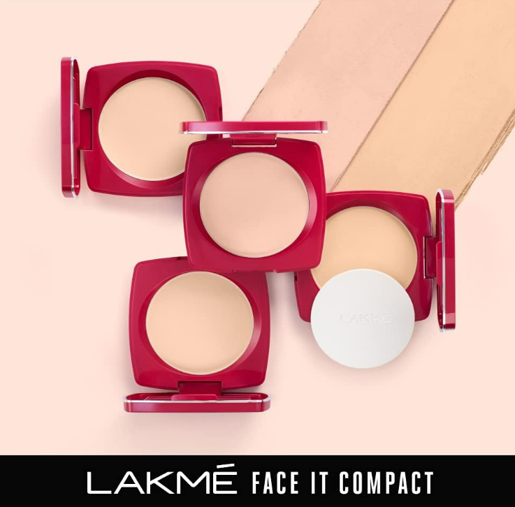LAKMÉ Face It Compact Powder – Shell Shade, 9 g - Image 3