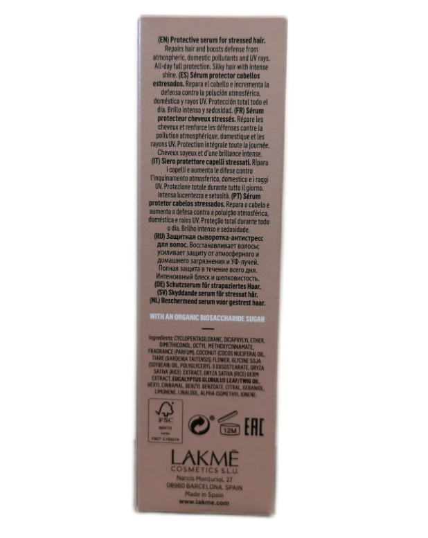 LAKMÉ TKN Full Defense Protective Serum (Hair) – 100 ml - Image 4