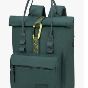 American Tourister Urban Groove Laptop Backpack- Green (Dark Forest)