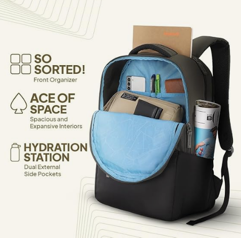 American Tourister New Bounce Style 01 Backpack – Organizer Interior - Image 3