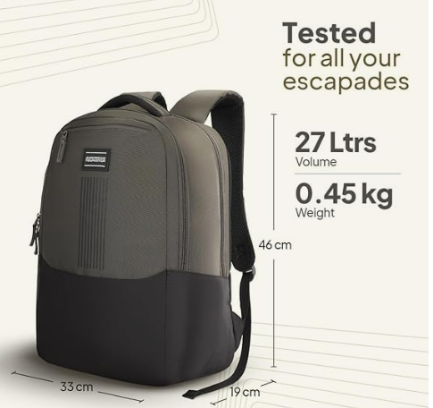 American Tourister New Bounce Style 01 Backpack – Organizer Interior - Image 2