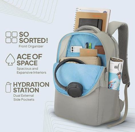American Tourister New Bounce Style 01 Backpack – Organizer Interior - Image 3
