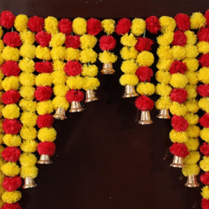 JH Direct Artificial Flower Decorations- Red and Yellow