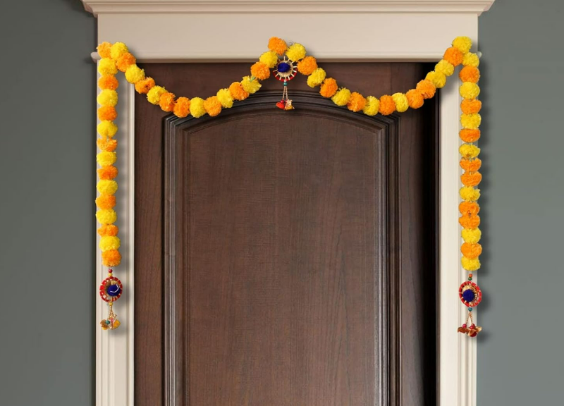 JH Gallery Artificial Marigold Garlands (Door Toran Hanging)