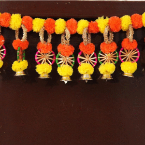 JH Gallery Artificial Marigold Garlands – Beautiful Festive Decor for Home & Weddings