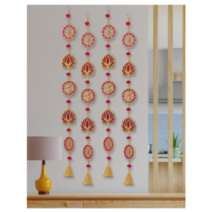 JH Gallery Handmade Lotus Wall & Door Hanging – Decorative Home / Pooja Décor