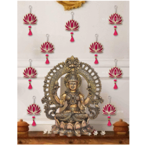 JH Gallery Decorative Lotus Hanging – Floral Wall / Door Ornament