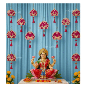 JH Gallery Lotus Hangings – Decorative Wall / Temple Hanging