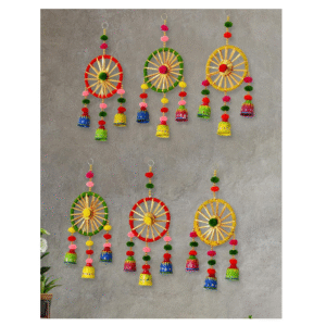 🌸 JH Gallery Handmade Colorful Wall and Door Hangings – Pack of 6