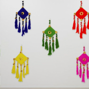JH Gallery Handmade Decorative Woolen Kites Wall / Door Hanging