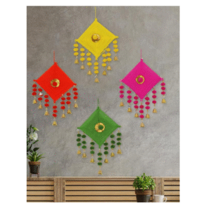JH Gallery Handmade Decorative Woolen Kites / Hanging Décor