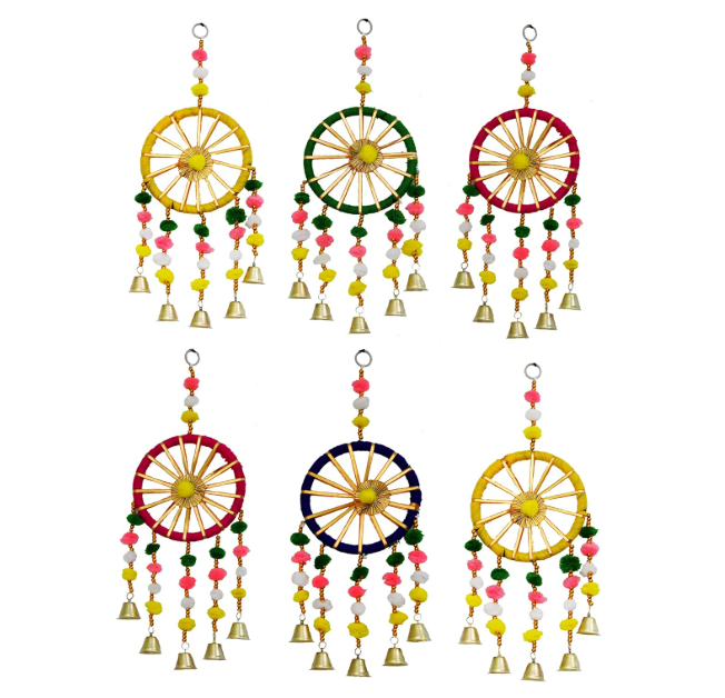 JH Gallery Handmade Colorful Wall & Door Hangings