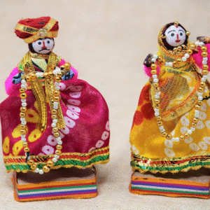 JH Gallery Dulha Dulhan Figurines – Handcrafted Rajasthani Couple