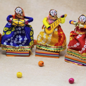 JH Gallery Rajasthani Female Puppets – Handcrafted Decorative Showpiece