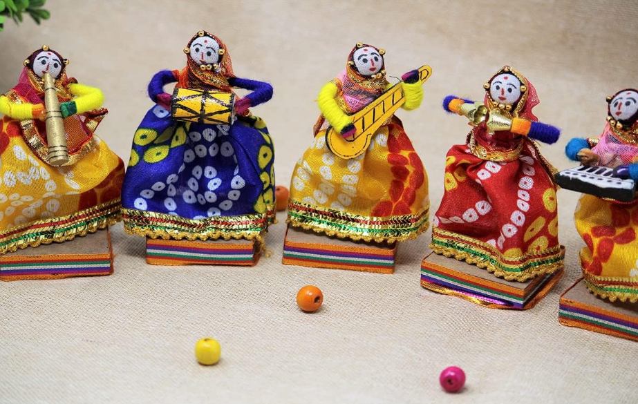 JH Gallery Rajasthani Female Puppets – Handcrafted Decorative Showpiece