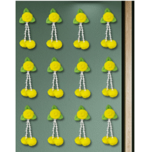 JH Gallery Artificial Flowers & Leaves Backdrop – Pack of 12 Plastic Wall Décor