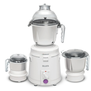 Sujata Dynamix 900 W Mixer Grinder – Heavy-Duty Kitchen Appliance with 3 Stainless Steel Jars with 5 years warranty