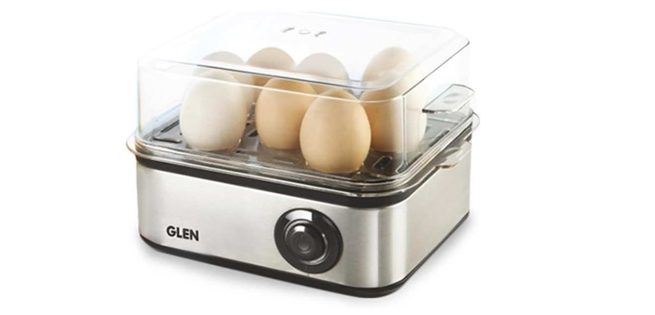 Electric Boiler & Steamer – Compact Egg-Boiler / Veg Steamer with Auto Shut-Off