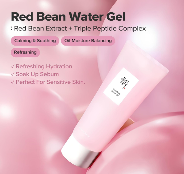 Beauty of Joseon Red Bean Water Gel Hydrating Gel Moisturizer - Image 2