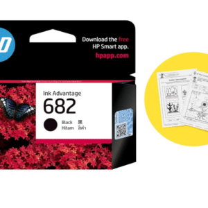 HP 682 Black Original Ink Advantage Cartridge – Genuine HP Ink for Sharp & Reliable Printing