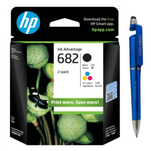 HP 682 Black Original Ink Cartridge with HP Multi-Function Anti-Metal Ballpoint Pen Combo Pack