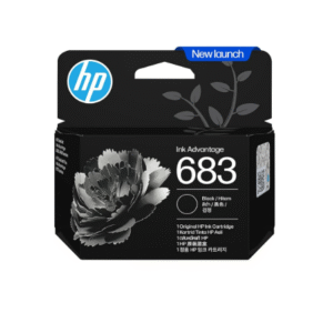 HP 682 Black Original Ink Advantage Cartridge – Genuine HP Ink for Crisp & Reliable Printing