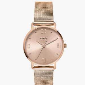 Timex Women's Rose Gold Stainless Steel Analog Watch