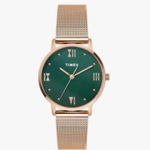 Timex Women's Stainless Steel Analog Watch with Bracelet Strap – Elegant Quartz Wrist Watch