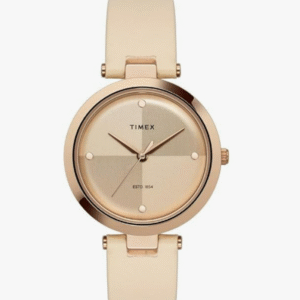 Timex Women's Rose Gold Analog Watch TWEL11817 with Stainless Steel Mesh Bracelet